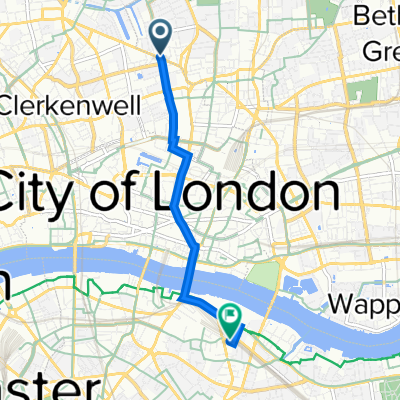 2–4 Shepherdess Walk, London to 18-20 Crucifix Lane, London