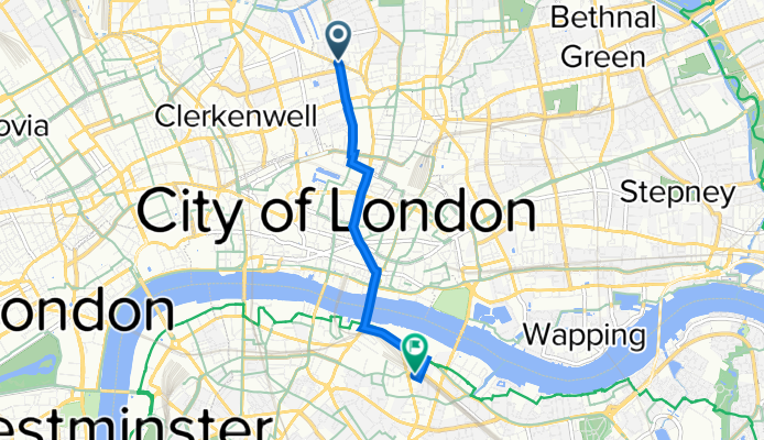 2–4 Shepherdess Walk, London to 18-20 Crucifix Lane, London