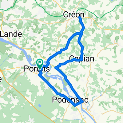 portets podensac pied du chateau capian creon portets