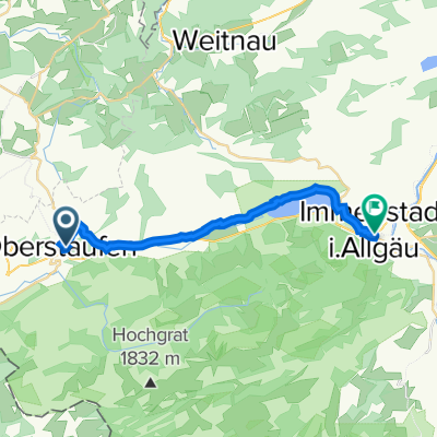 Oberstaufen nach Im Stillen 3, Immenstadt im Allgäu