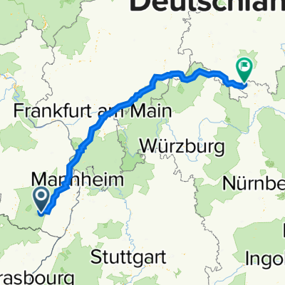 Trifelsstraße 55, Annweiler am Trifels nach Schloßberg 4, Bad Rodach