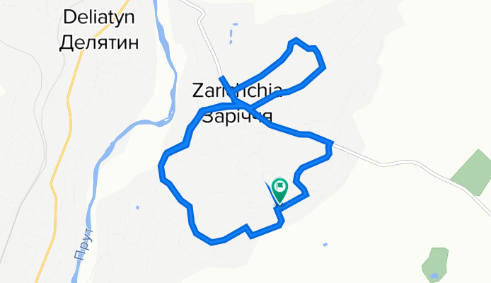 От вул. Січових Стрільців, Заріччя до вул. Січових Стрільців, Заріччя