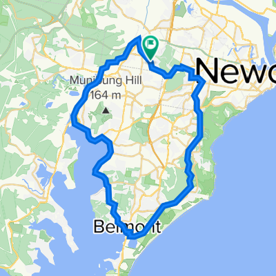 Fernleigh to Tramway Loop via Warners Bay and Rankin Park