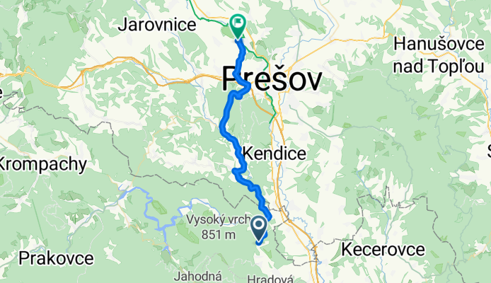Trebejov - Veľký Šariš (Šarišský hrad)