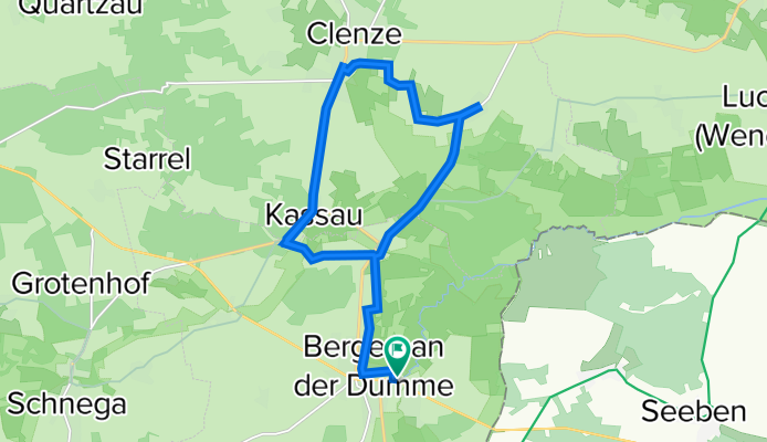 Gistenbeck - Clenze - zurück