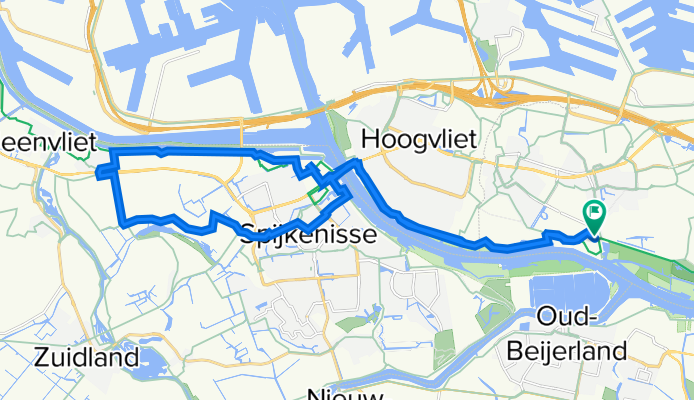 Albrandswaardsedijk 180, Poortugaal naar Albrandswaardsedijk 180, Poortugaal