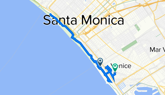 5 Rose Ave, Los Angeles to 316–352 Westminster Ave, Los Angeles