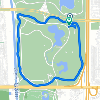 El Dorado Park Bike Path, Long Beach to El Dorado Park Bike Path, Long Beach