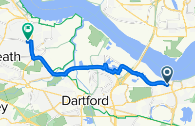 Route in der Bikemap App öffnen