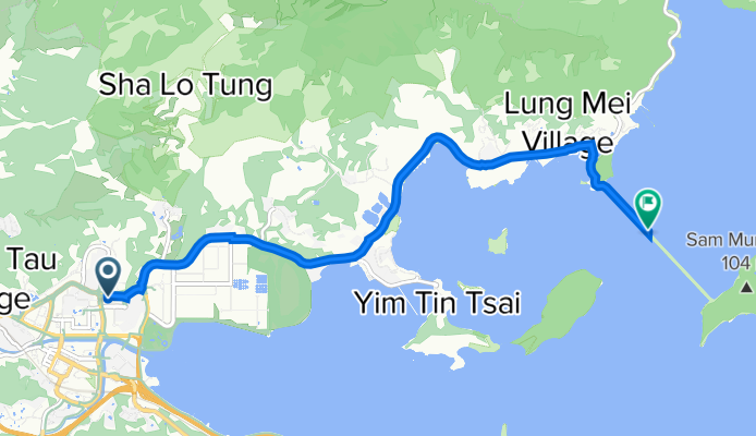 Ting Kok Road, Tai Wo to Shuen Wan