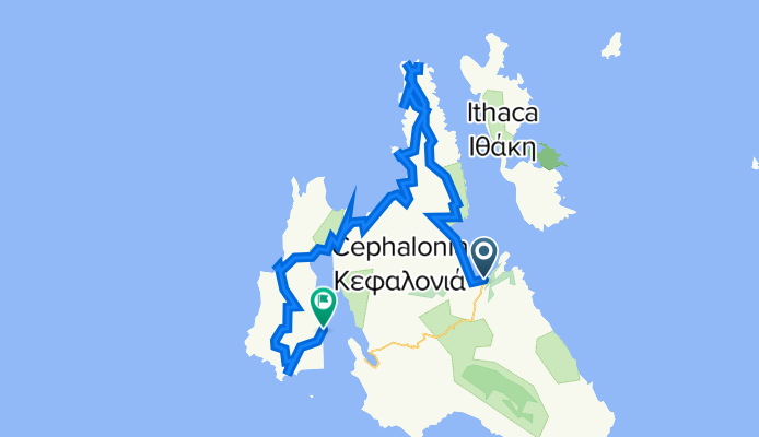 Kefalonie Nord vers Lixouri