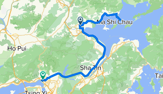 Ting Kok Road, Tai Wo to Yuen Tun Circuit, Tsuen Wan