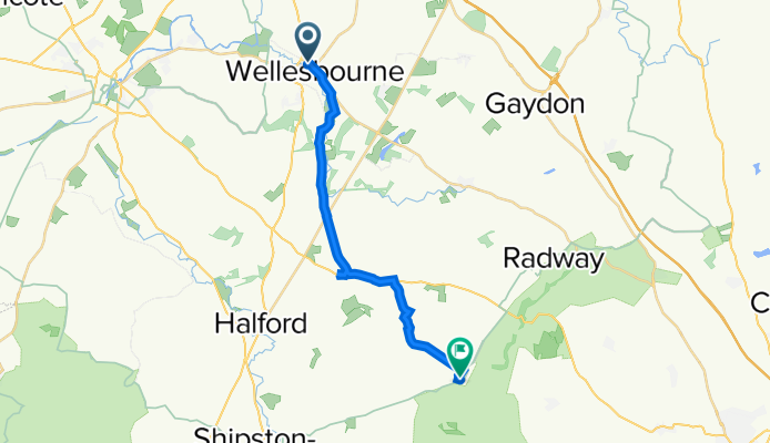 20 Church St, Stratford-on-Avon to The Old Bakehouse, Shipston Road, Warwick