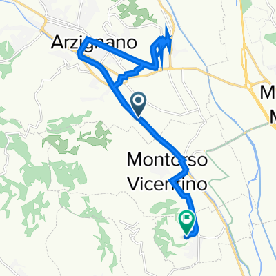 Via Montorso 20, Arzignano a Via Crosara 36, Zermeghedo