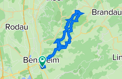 Route in der Bikemap App öffnen