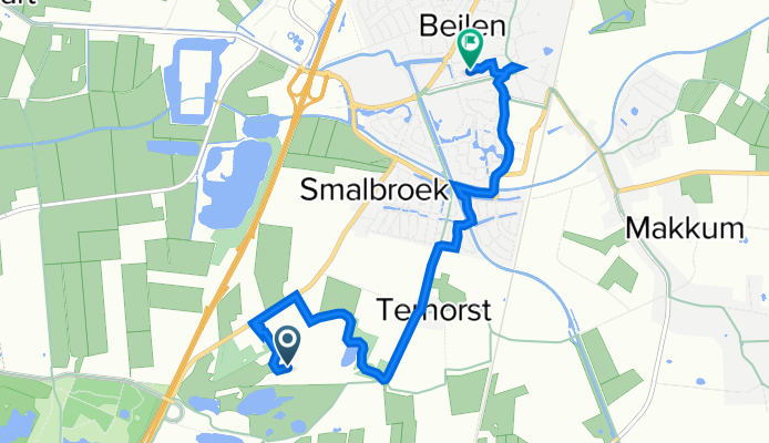 Beilen naar Ventweg Zuid 3, Beilen