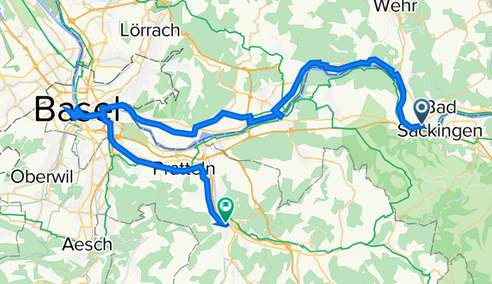 Bad Säckingen - Basel - Liestal
