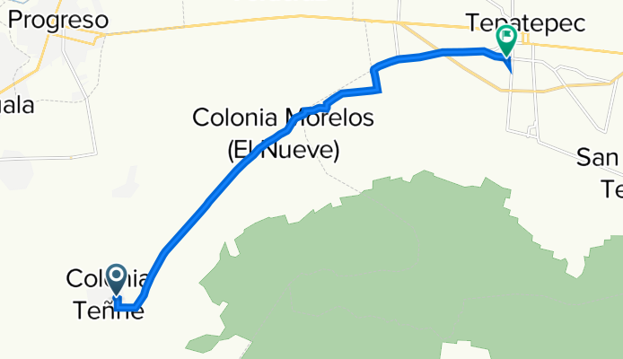 De Cuauhtémoc 32, Teñhé a Matamoros 28, Tepatepec