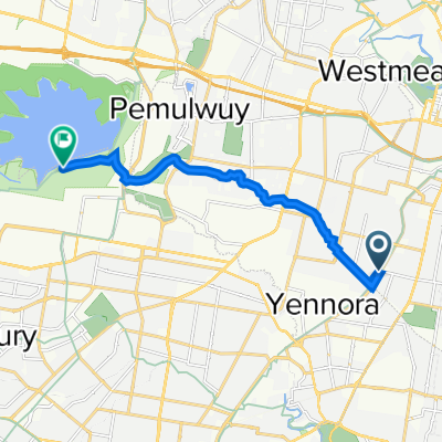 Guildford Station to Unnamed Road, Wetherill Park