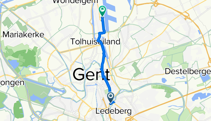 Edward Pynaertkaai 100, Gent naar Port Arthurlaan 61–80, Gent