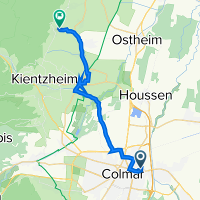 6–7 Rue du Canal, Colmar nach 1 Rue de la Piscine, Reichenweier