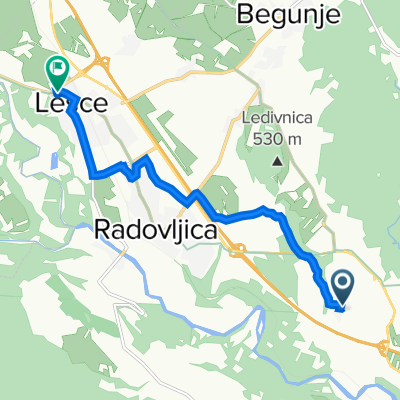 Route to Alpska cesta 67