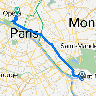 19 Avenue du Général Leclerc, Maisons-Alfort à 4 Rue des Filles Saint-Thomas, Paris