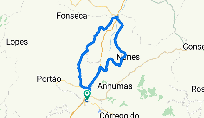 Percurso Leve CambuĆ - Congonhal - CambuĆ