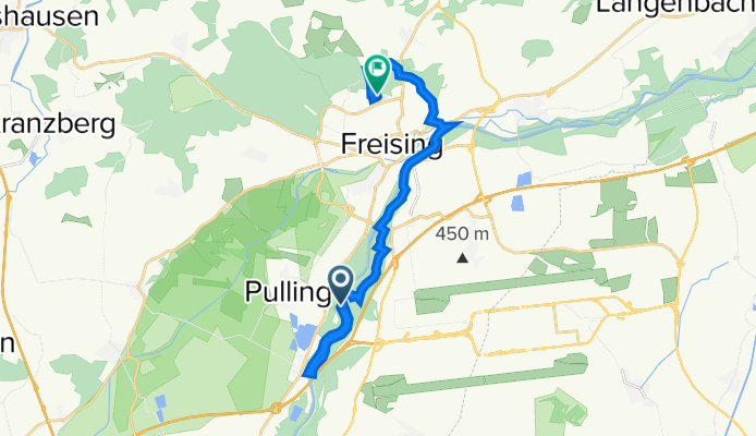 Freising nach Am Waldrand 1C, Freising