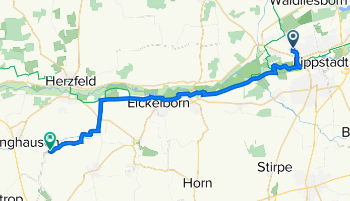 Niemöllerallee 65, Lippstadt nach Börneweg 8, Lippetal