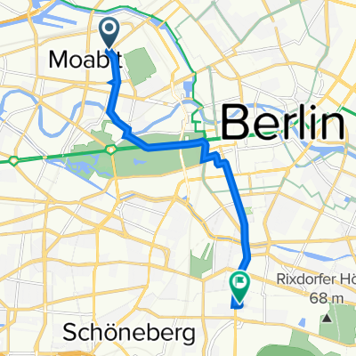 Perleberger Straße 54, Berlin nach Fidicinstraße 1A, Berlin
