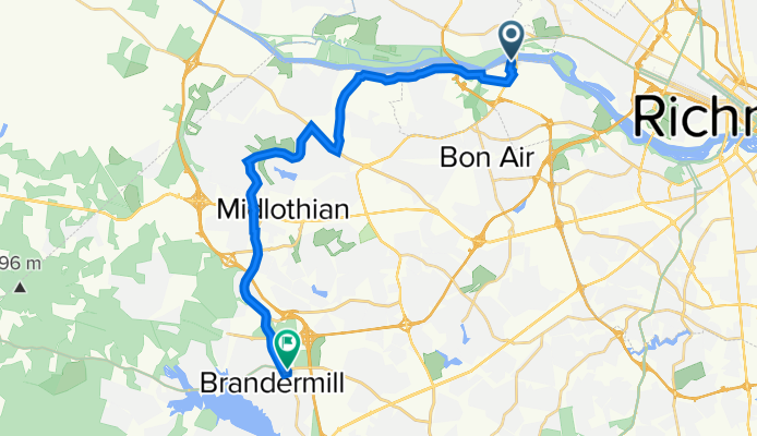 4701–4799 Southampton Rd, Richmond to 3007 E Boundary Terr, Midlothian