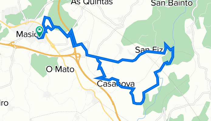 Rúa Principal 29, Maside to Rúa Principal 27, Maside