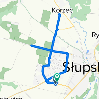 Koszalińska 3, Słupsk do Koszalińska 10, Słupsk