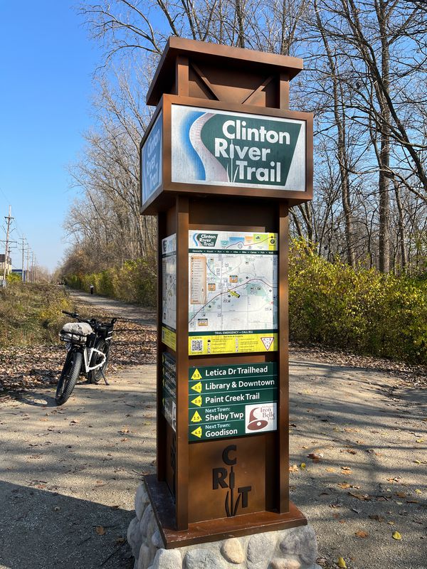 Clinton River Trail to Paint Creek Cider Mill