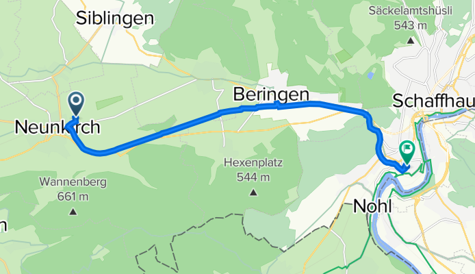 Schwimmbadstrasse 38, Neunkirch nach Zentralstrasse 38, Neuhausen