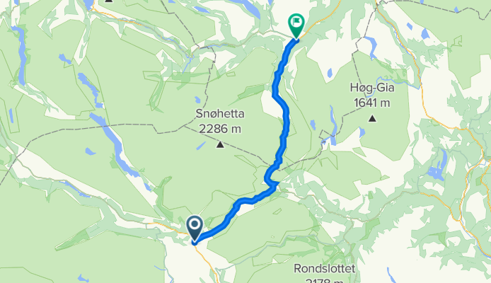 Dombas (N) – Oppdal (N)