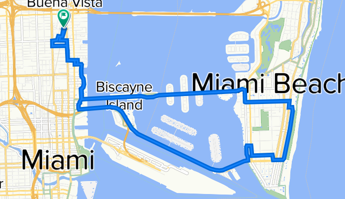 3128 NE Second Ave, Miami to 139 NE 32nd St, Miami