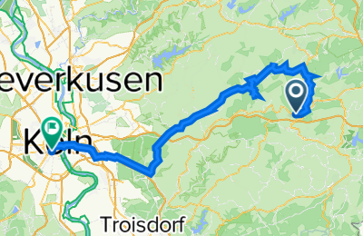 Route in der Bikemap App öffnen