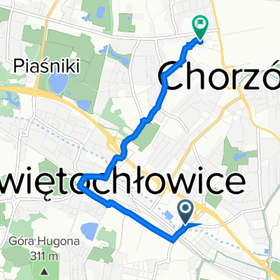 Aleja Bojowników o Wolność i Demokrację 52, Chorzów do Krakusa 14, Chorzów