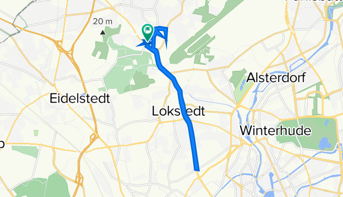 Max-Zelck-Straße 4, Hamburg nach Max-Zelck-Straße 4, Hamburg