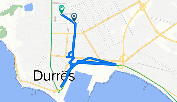Rruga Kristo Sotiri, Durrës to Rruga Bashkina Taga, Durrës