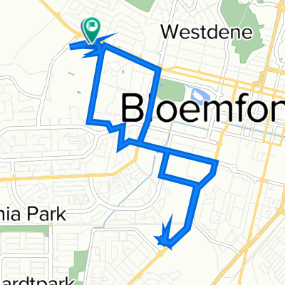 Colingly Road 30, Bloemfontein to Nelson Mandela Drive 205, Bloemfontein