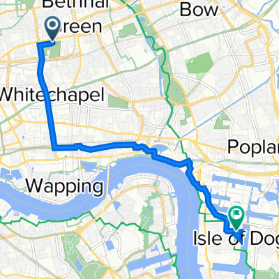 Oxford House, Derbyshire St, London to Tower Hamlets, London