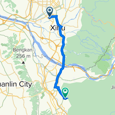 工學二街 273號, 南區 to 光明二路 92號, 南投市