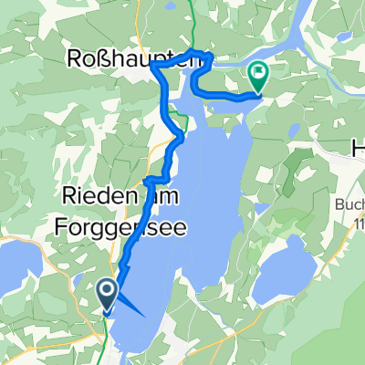 Augsburger Straße, Füssen nach Kreisstraße OAL1, Halblech