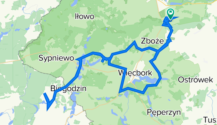 Sępólno Krajeńskie gmina, Sępólno Krajeńskie do Sępólno Krajeńskie gmina, Sępólno Krajeńskie