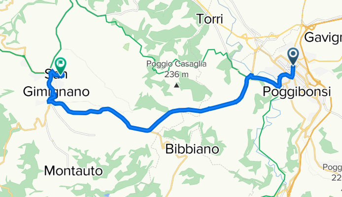 Poggibonsi - San Gimignano