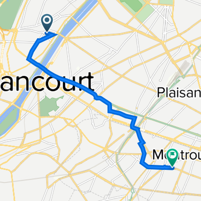 18 Rue Antoine Roucher, Paris à 55 Avenue Verdier, Montrouge