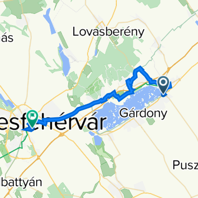 Velence - Nadap - Sukoró - Székesfehérvár
